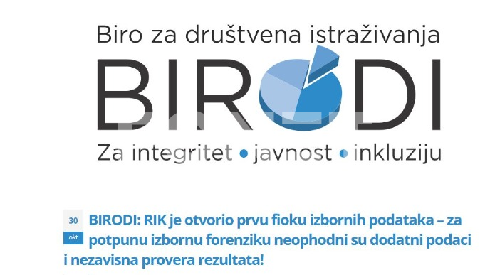 Za punu izbornu forenziku